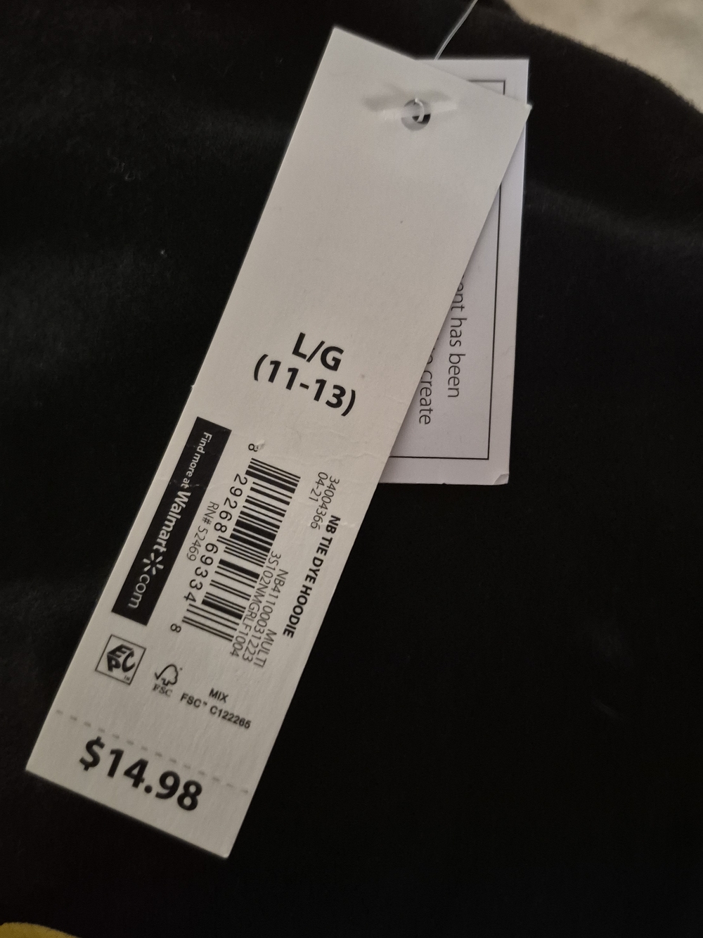 New With Tags No Boundaries Long Hoodie - Picture 5 of 6